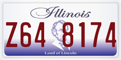 IL license plate Z648174