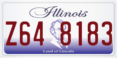 IL license plate Z648183