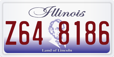 IL license plate Z648186