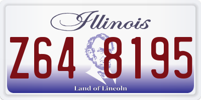 IL license plate Z648195