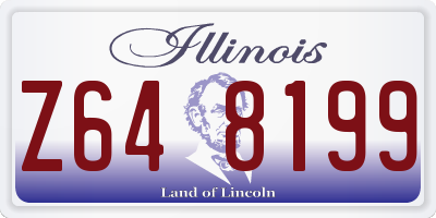 IL license plate Z648199