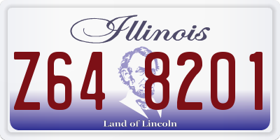 IL license plate Z648201