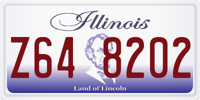 IL license plate Z648202
