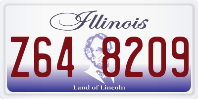 IL license plate Z648209
