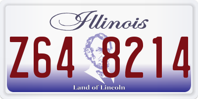 IL license plate Z648214