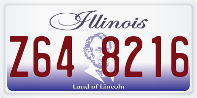 IL license plate Z648216