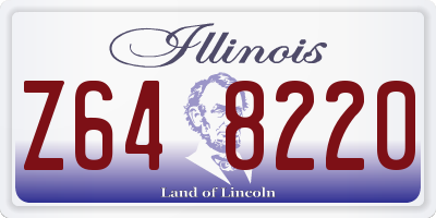 IL license plate Z648220
