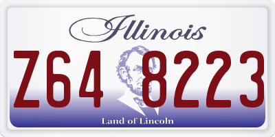IL license plate Z648223