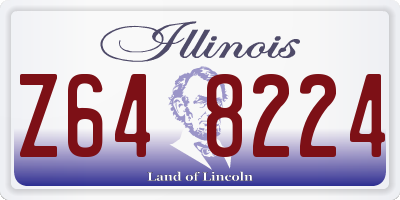 IL license plate Z648224