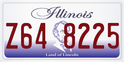 IL license plate Z648225