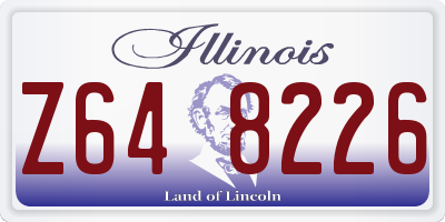 IL license plate Z648226
