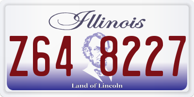 IL license plate Z648227