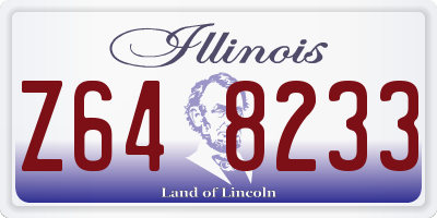 IL license plate Z648233