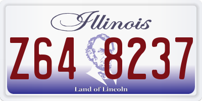 IL license plate Z648237