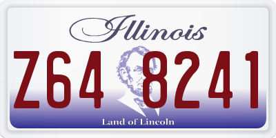 IL license plate Z648241