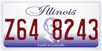 IL license plate Z648243