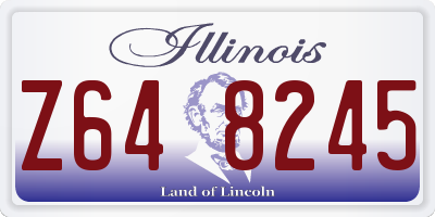 IL license plate Z648245