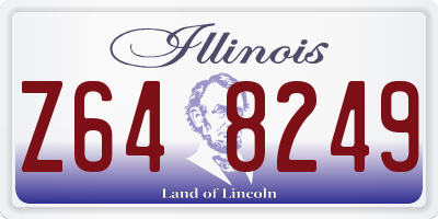 IL license plate Z648249