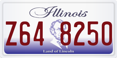 IL license plate Z648250