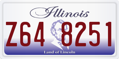 IL license plate Z648251