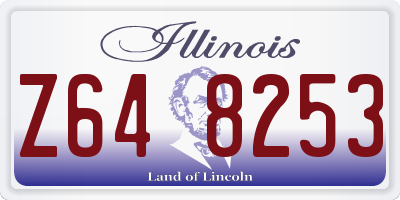 IL license plate Z648253