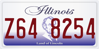 IL license plate Z648254