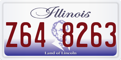 IL license plate Z648263