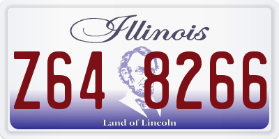 IL license plate Z648266