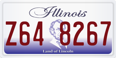 IL license plate Z648267