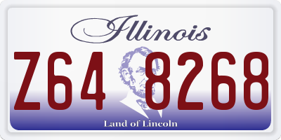IL license plate Z648268