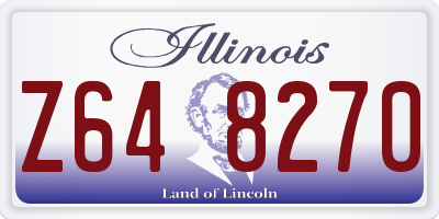 IL license plate Z648270