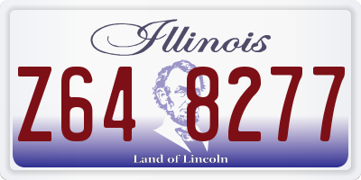 IL license plate Z648277