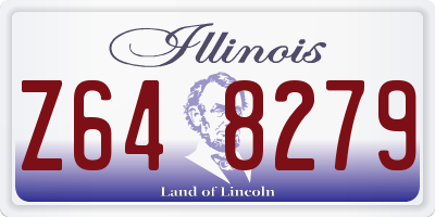 IL license plate Z648279