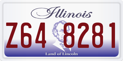 IL license plate Z648281