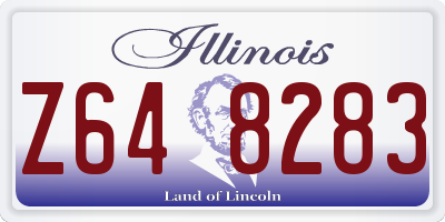 IL license plate Z648283
