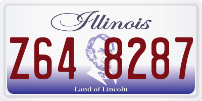 IL license plate Z648287