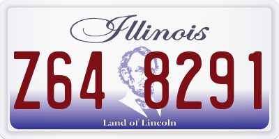 IL license plate Z648291