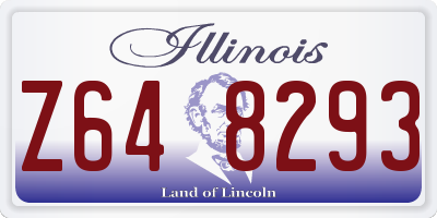 IL license plate Z648293