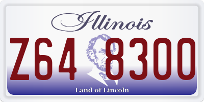 IL license plate Z648300