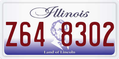 IL license plate Z648302