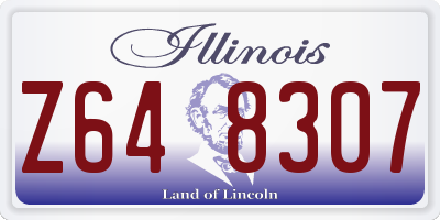 IL license plate Z648307