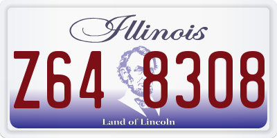 IL license plate Z648308