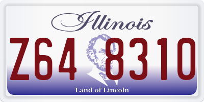 IL license plate Z648310