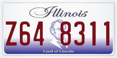 IL license plate Z648311