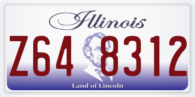 IL license plate Z648312