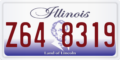 IL license plate Z648319