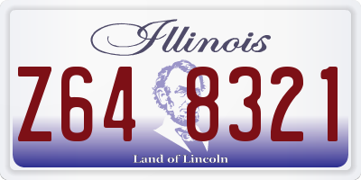 IL license plate Z648321