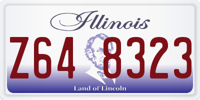 IL license plate Z648323