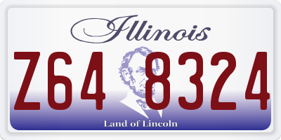 IL license plate Z648324