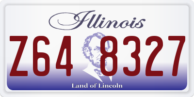 IL license plate Z648327